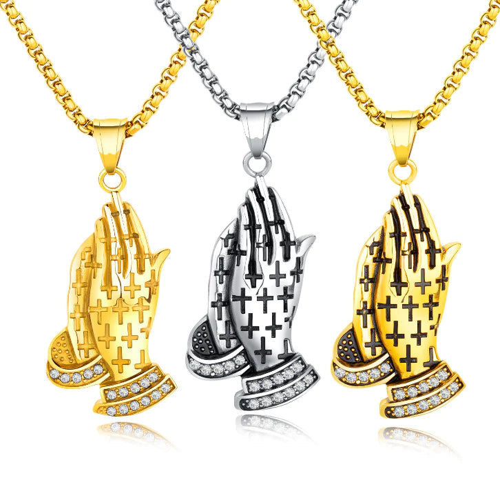Praying Hands Necklace