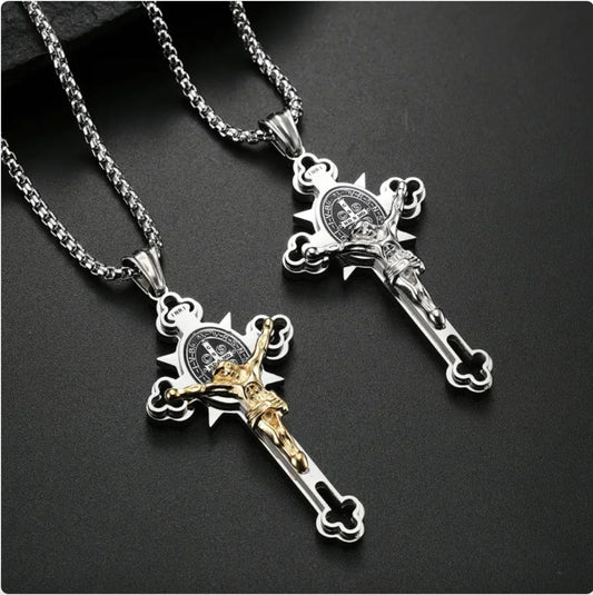 Stainless Steel Jesus Necklace
