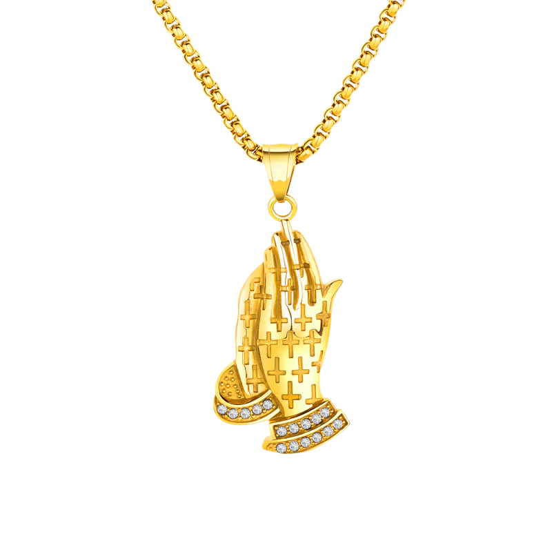 Praying Hands Necklace