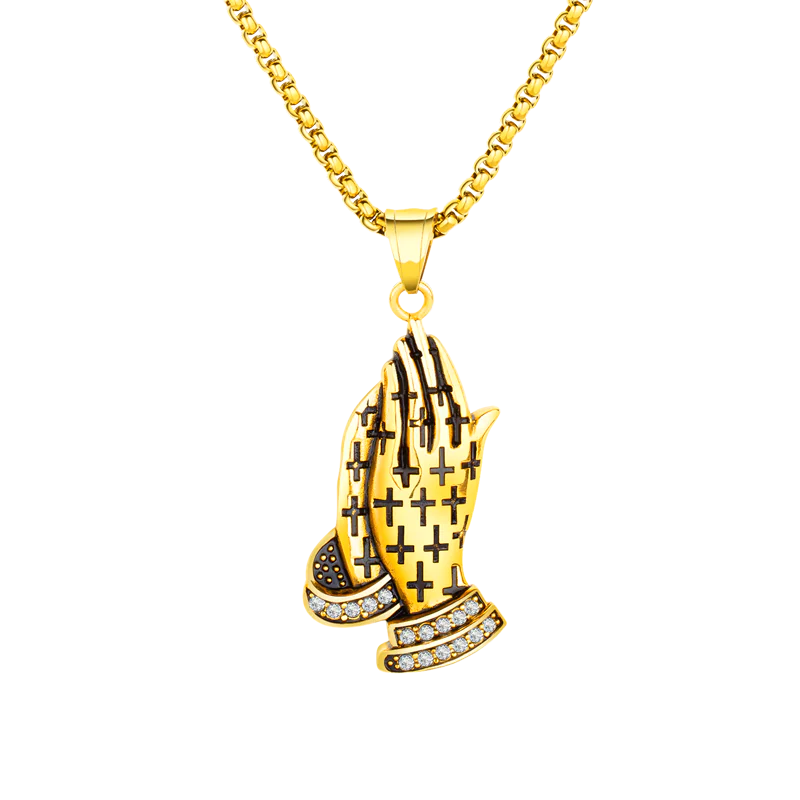 Praying Hands Necklace