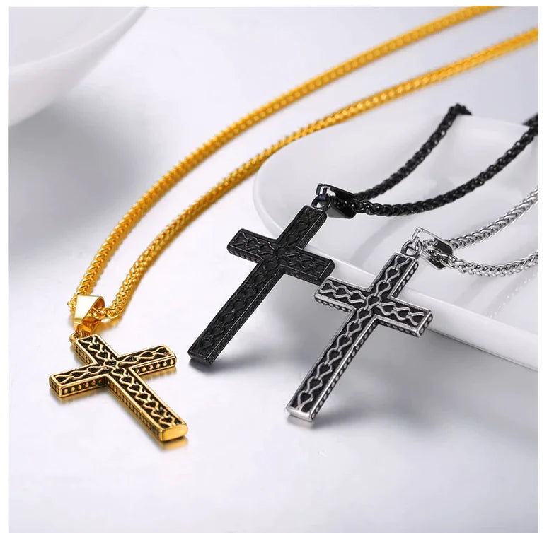 Stainless Steel Cross Necklace